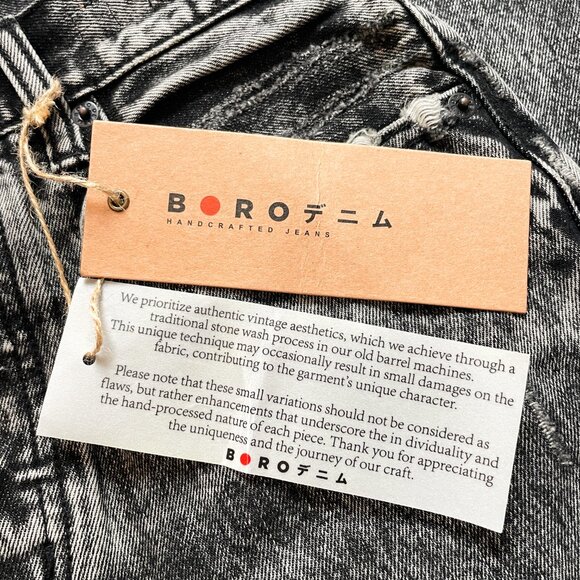 Boro Denim Osaka Straight Leg Jeans Deep In The Heart Wash Size 25 NEW NWT - Picture 8 of 15